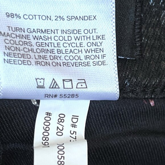 EXPRESS Women Black Pants Size 00 Snakeskin Print Skinny High Rise Stretch NWOT - Picture 8 of 13